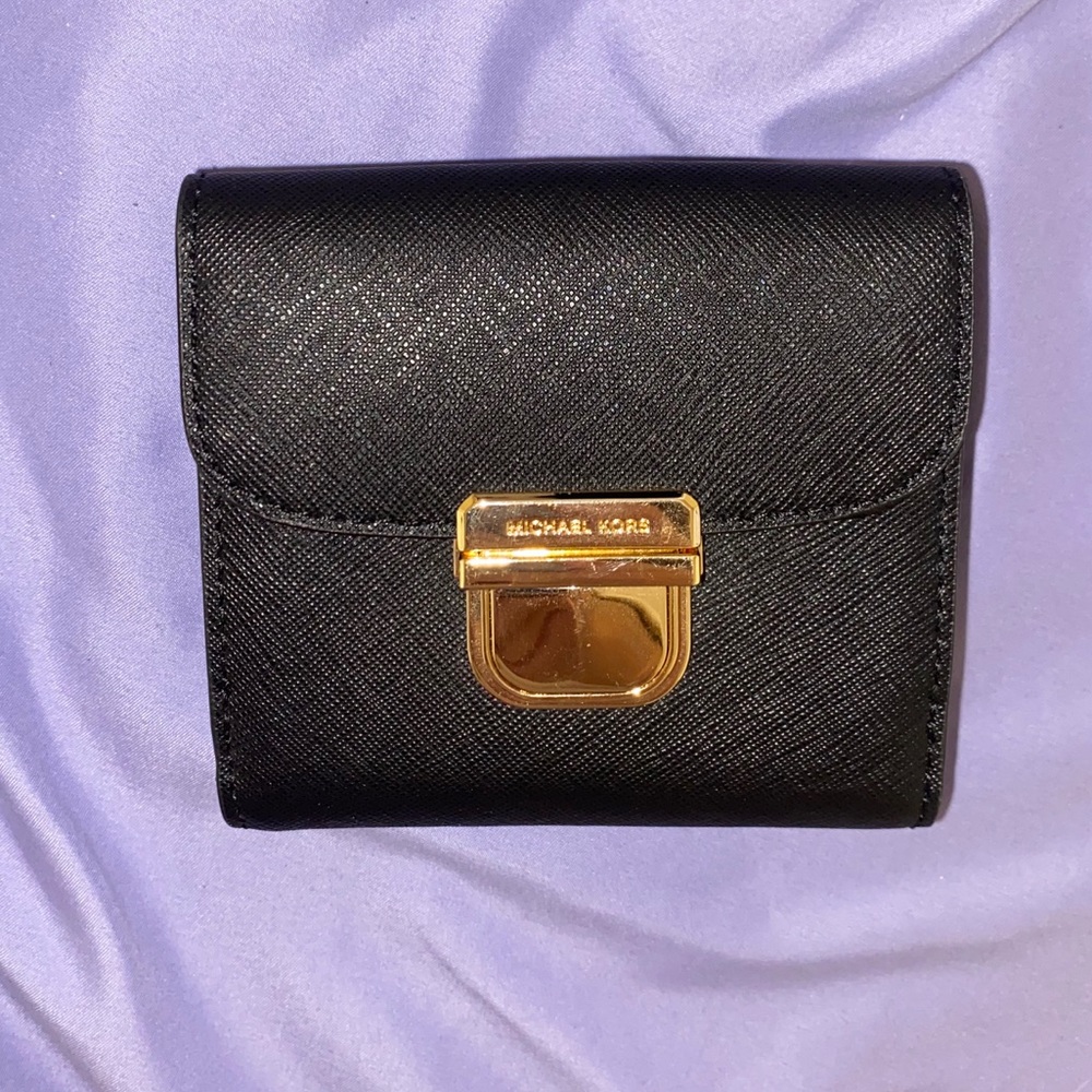 MK Black womens wallet
